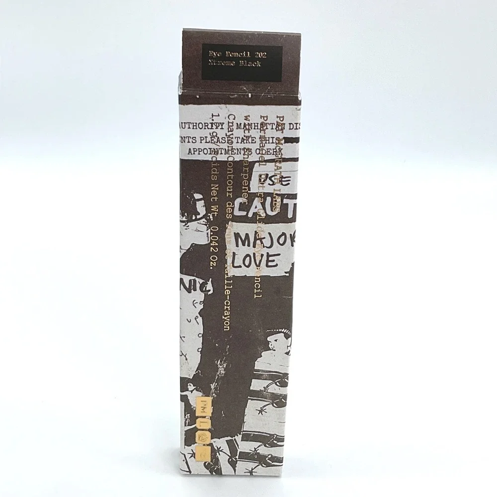 Pat McGrath Labs PermaGel Ultra Glide Eye Pencil Xtreme Black 202 with Sharpener